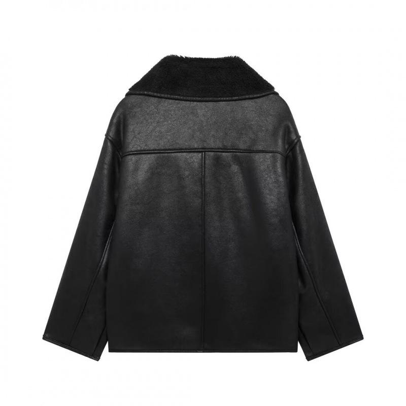 Autumn/Winter Women's European & American Shearling Double-Sided Coat - Street Fashion 2023