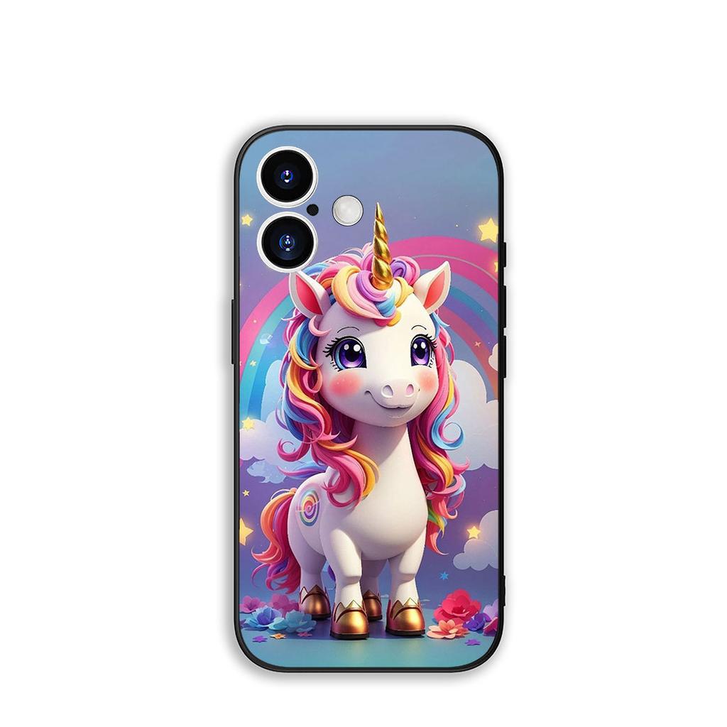 for OPPO A54 A40 A60 A80 A18 A16 A17 A38 A78 A79 A57 A55 A96 A15 A12 Phone Cover Case Wallpaper Unicorn Lovely Poster Casing