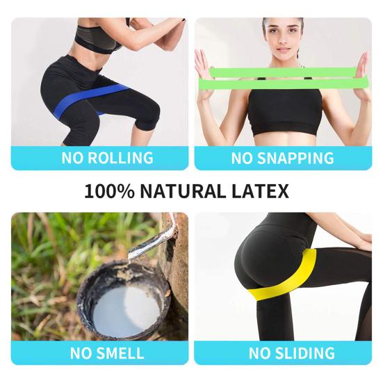 Resistance Band Men Women Glutes Hip Building Booty Band Yoga Workout Thighs Exercise Band Stretching Training Band Home Gym