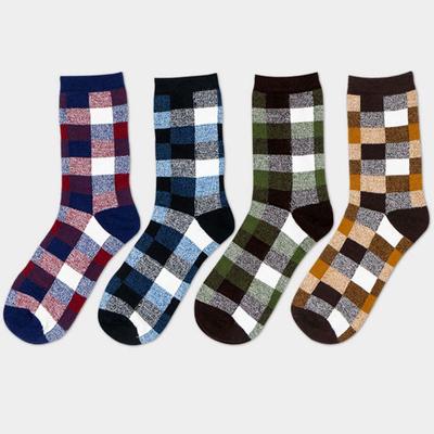 Mens athletic low cut Ankle sock Black Lattice British Plaid Red Non-Slip Breathable Short Sock
