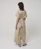Meuameu Tie Sleeve Detail Shirt Dress