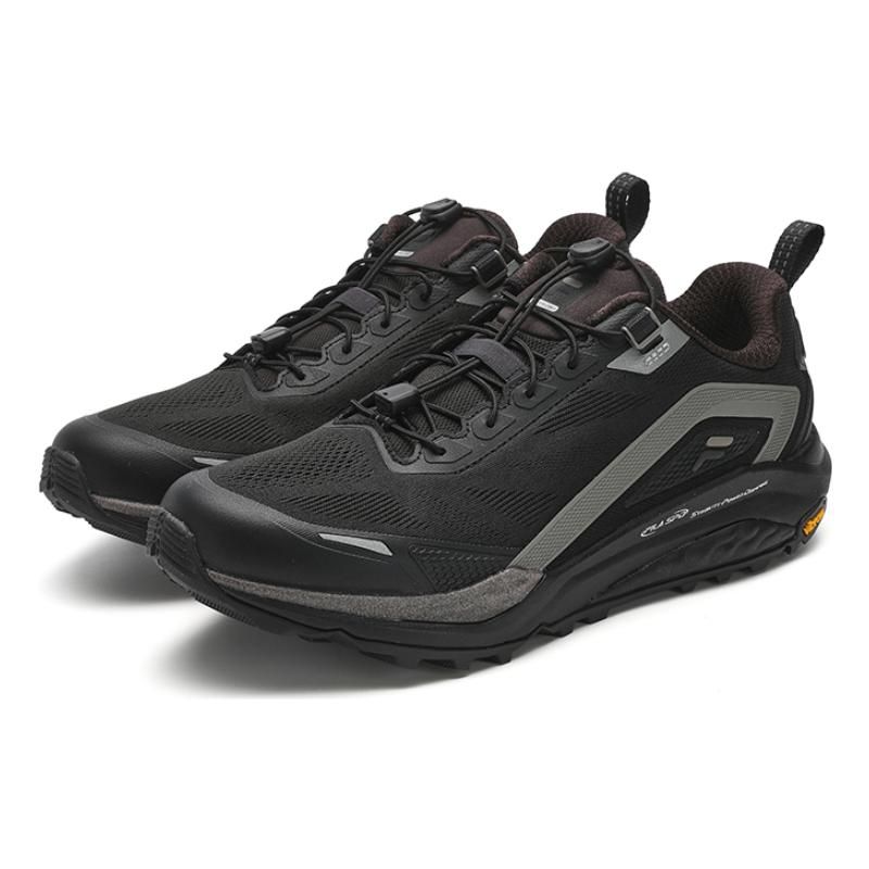 FILA SPD LYNX 2 Comfortable Sports Fabric Shock Absorption Wear-Resistant Low-Top Running Shoes Men sneaker Black A12M411208FBM