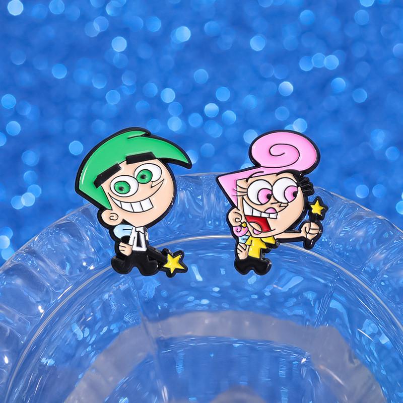 Unique Anime Cartoon Character Alloy Brooch Vibrant Decorative Metal Pin For All
