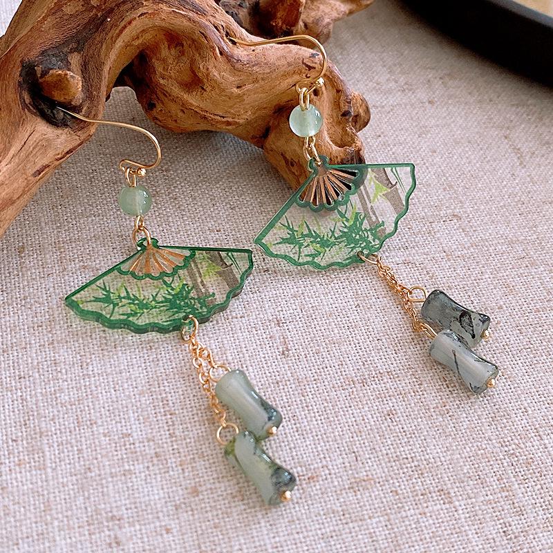 Elegantní perlové náušnice ve stylu vodní kapky – všestranný čínský styl s moderním a klasickým kroucením