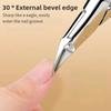 Large Jaw Toenail Clippers Slanted Design Anti-Splash Ingrown Nails Trimmer Stainless Steel Thick Nails Nail Clippers