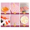 Stampo per cioccolato in silicone a forma di animale con frutta, coniglio, pesce, caramelle, gelatina, cuore geometrico, decorazione per torte, vassoio per ghiaccio, regali