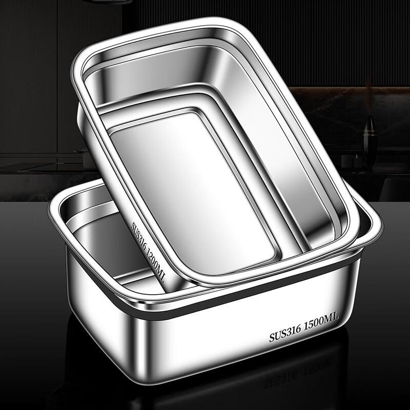 ZISIZ Stainless Steel Portable Food Container