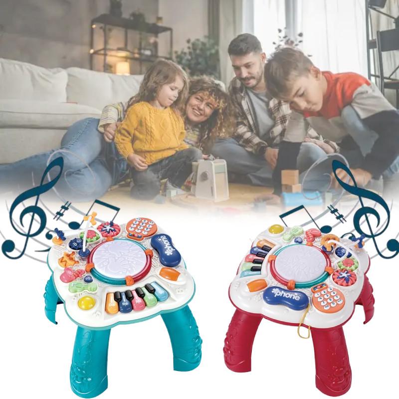 Multi Functional Baby Learning Table With Music Toys For Ages 1 To 3 Years