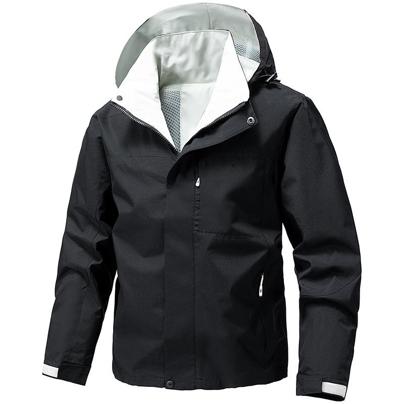 Jacket Men's and Women's Spring and Autumn Windproof Waterproof Breathable Single-layer Mountaineering Jacket