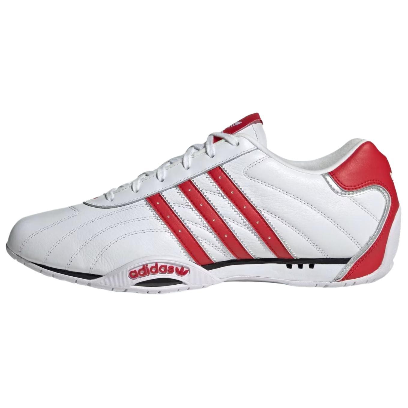 adidas Adiracer Lo Cloud White Better Scarlet Silver Metallic Men s JH8736 EU 38
