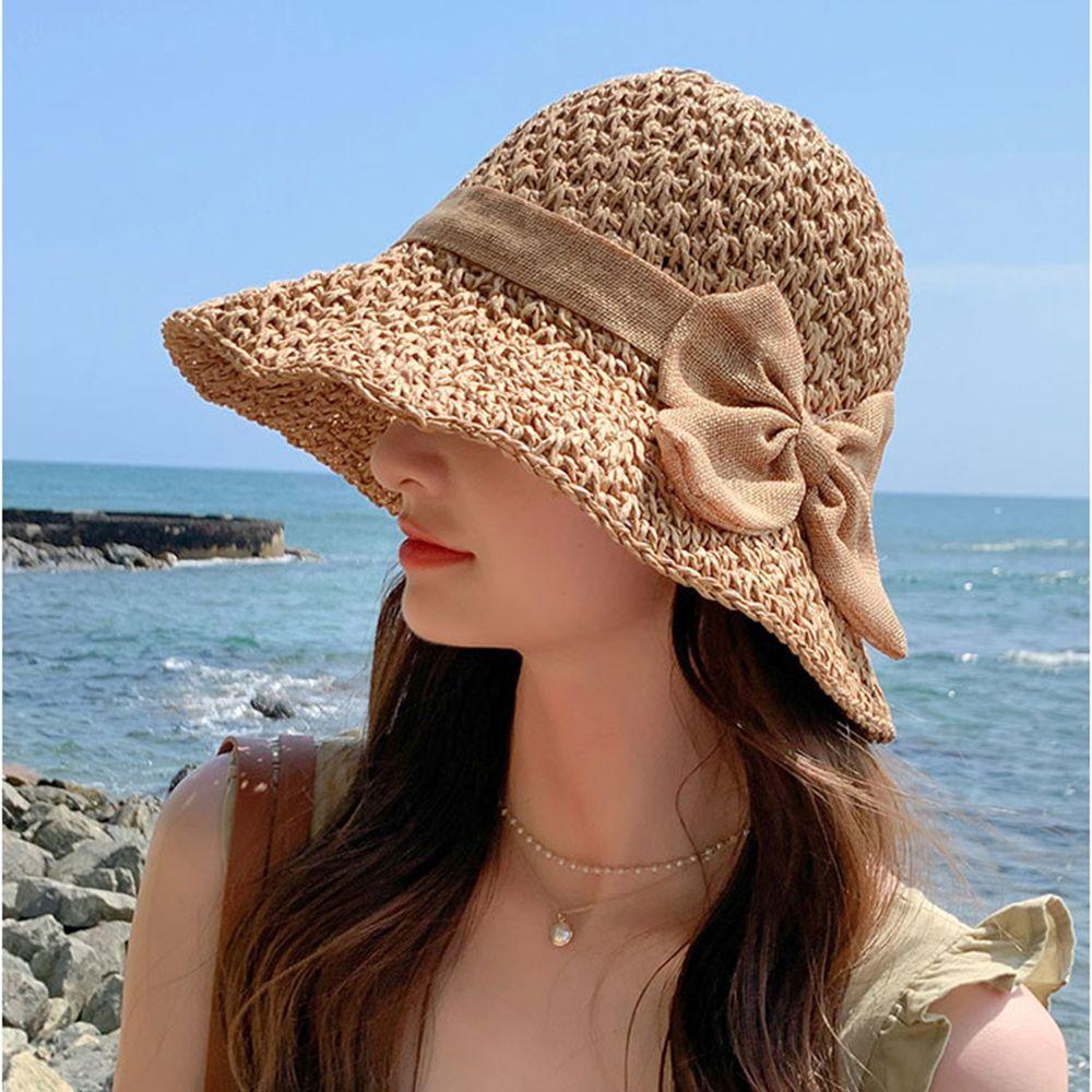Outdoor Visor Caps Anti-UV Sun Hat Shading Hat Korean Style Cap Seaside Straw Hat Women Sun Hat
