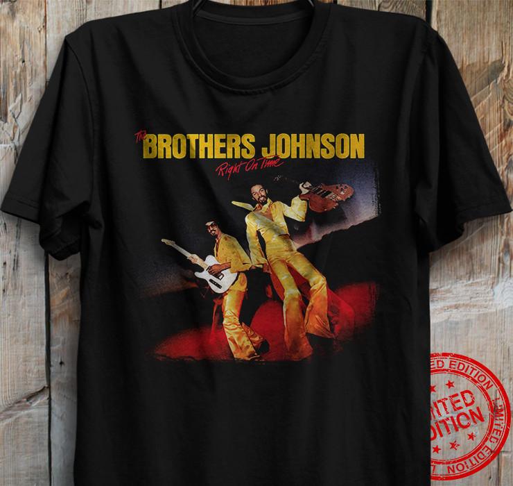 

Right on Time The Brothers Johnson TShirt George Louis All This and World War II Unisex T-Shirt S