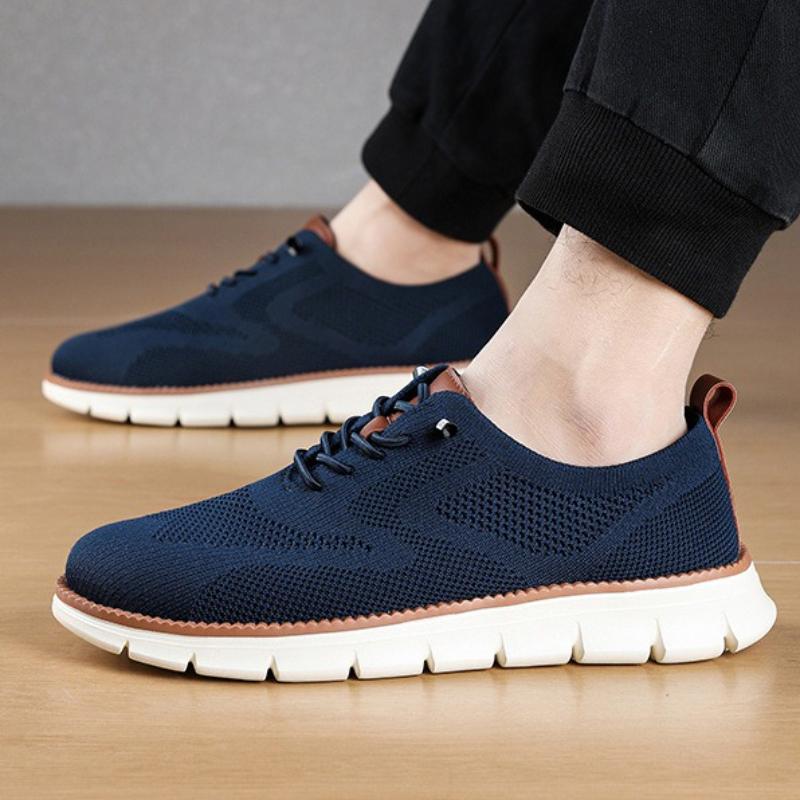 Men Women Light Knitted Casual Shoes Breathable Mesh Walking Shoes Unisex Big Size 36-48 Jogging Traveling Flats