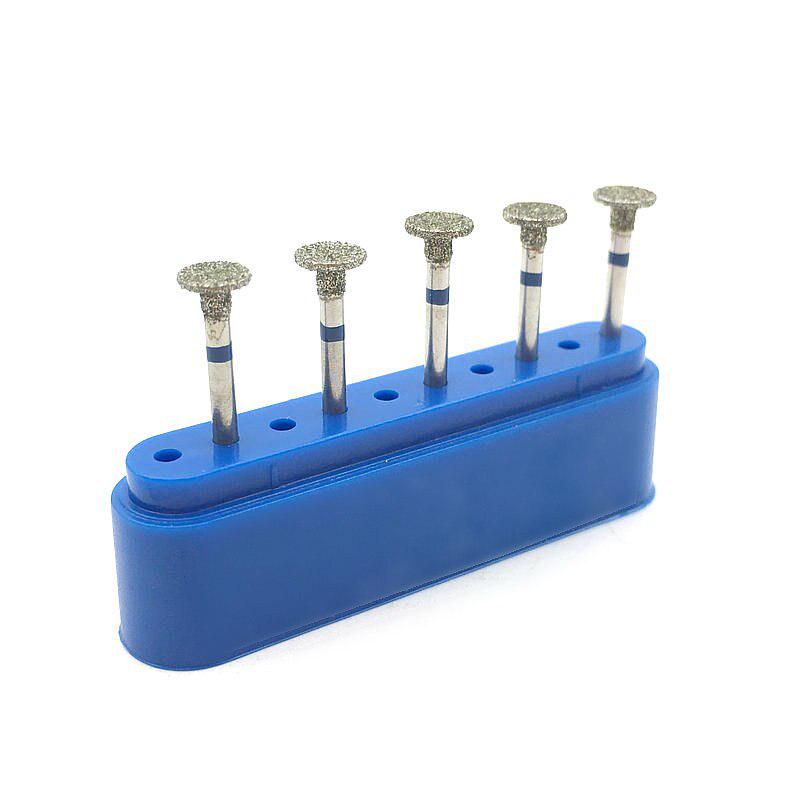 5 sztuk Dental Diamond Burs Drill Średnie wygładzanie polerowania do szybkiej rękojeści FG 1,6 mm WR-44