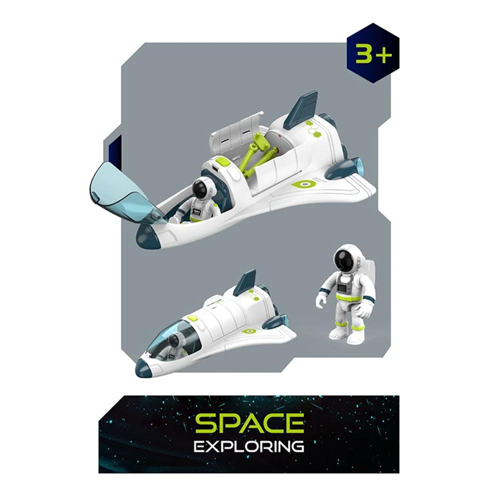 Puzzle Acousto Optic Space Toys Space Model Air Force Shuttle Space Station Rocket Aviation Series Toys Forkids Christmas Gift