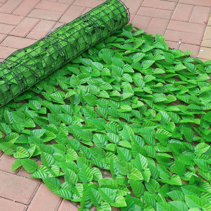 Künstliches Blatt Zaunnetz für Balkon Garten Dekoration