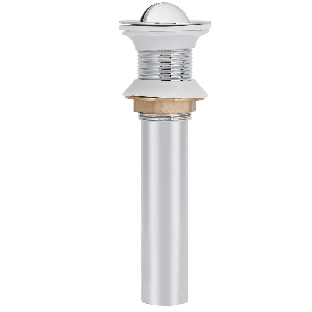 Bathroom Sink Drain Anti Clog Basin Popup Bounce Draining Stopper with Protective CoverWithout
