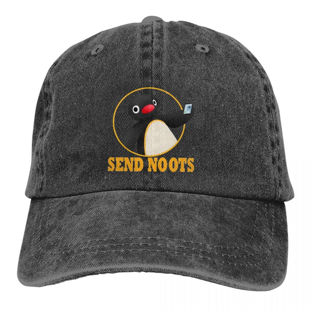Yaz Kap Güneşlik Noots Gönder Hip Hop Kapaklar Pingu Pinga Penguen TV Kovboy Şapkası Sivri Şapkalar
