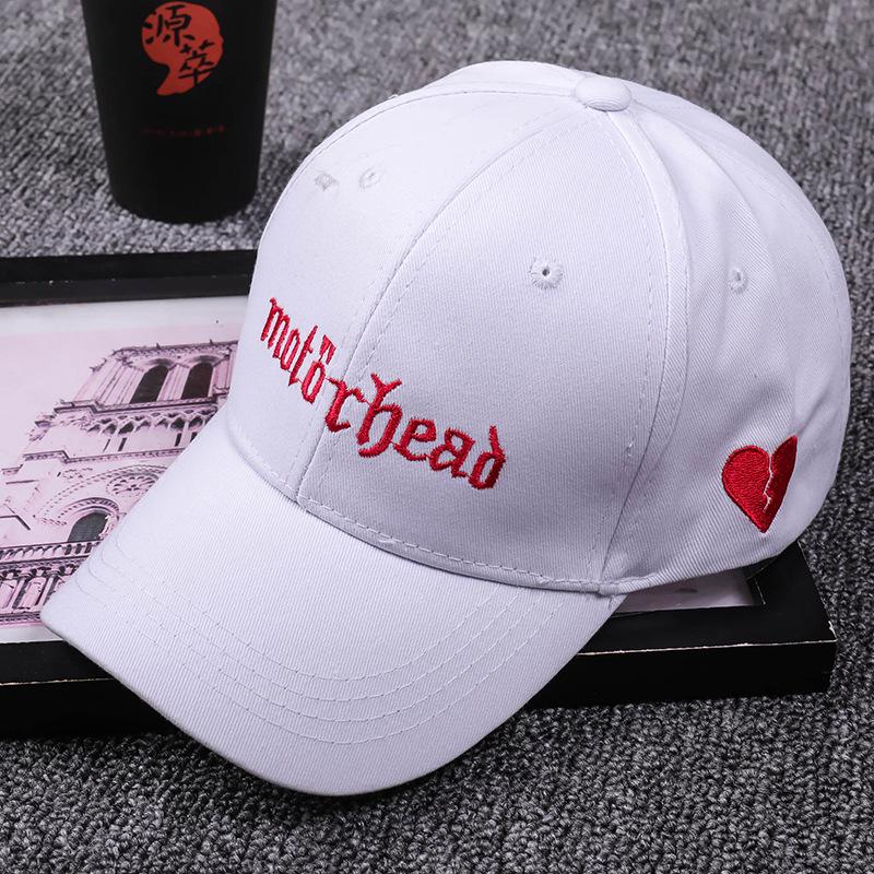 Hat Men'S And Women'S Side Embroidery Love Letter A Baseball Cap, Spring And Summer Outdoor Leisure Curved Brim Cap