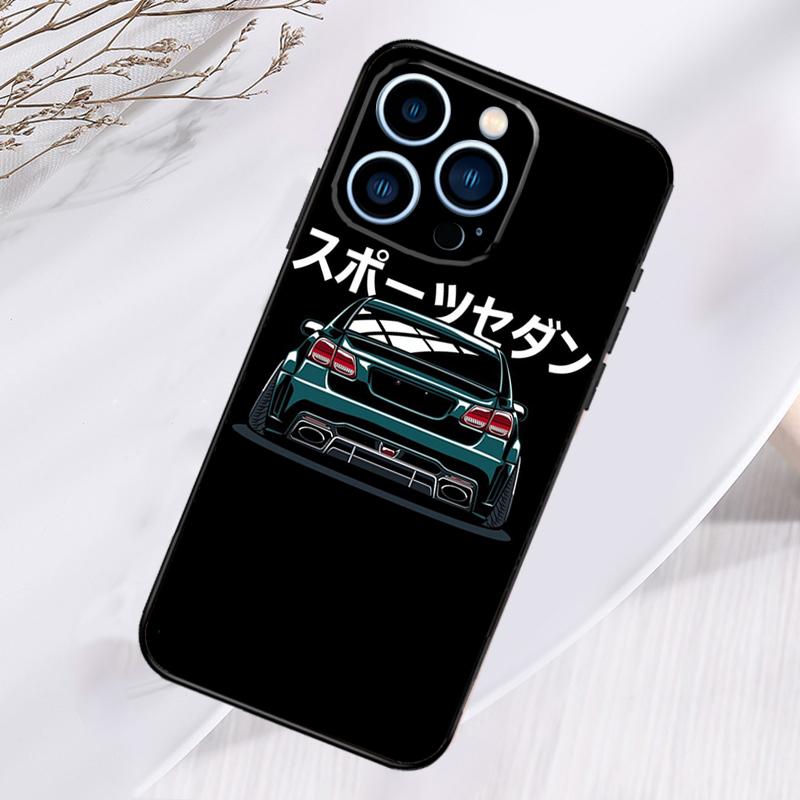 JDM Drift Car Phone Case For iPhone 17 Pro Max 16 15 13 12 11 14 Pro Max Plus 13 12 Mini 16e 17 Air Cover