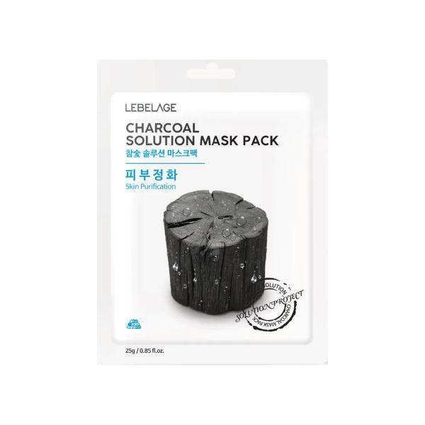 LEBELAGE Charcoal Solution Mask Pack 1 Sheet