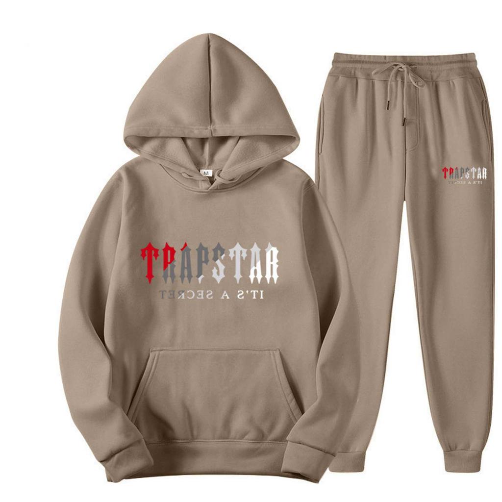 Tuta sportiva con cappuccio da donna Abbigliamento da corsa in due pezzi unisex Felpa con cappuccio pullover a maniche lunghe + set di pantaloni da tuta