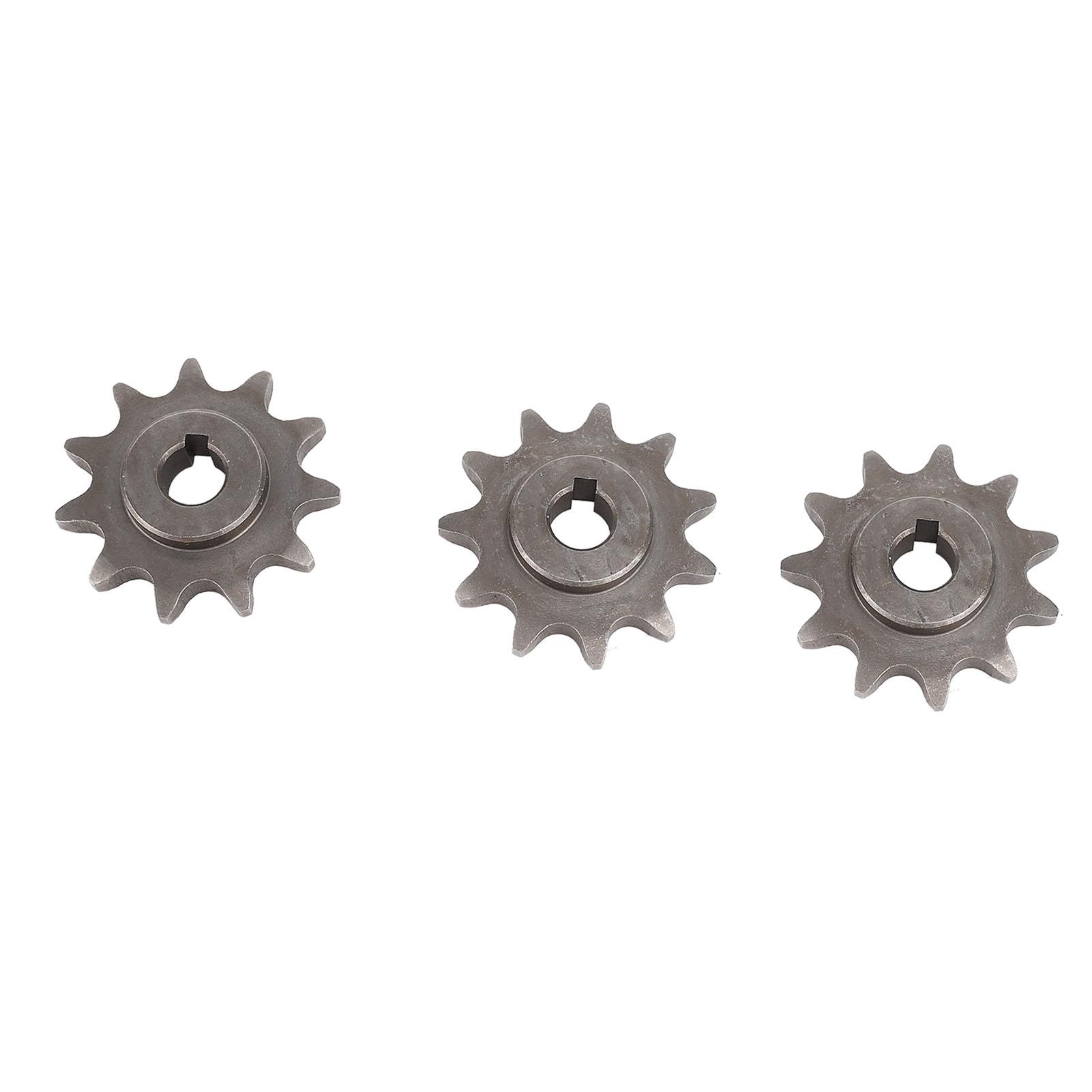 3PCS Front Sprocket 420-11T Steel Motorcycle Front Engine Countershaft Sprocket