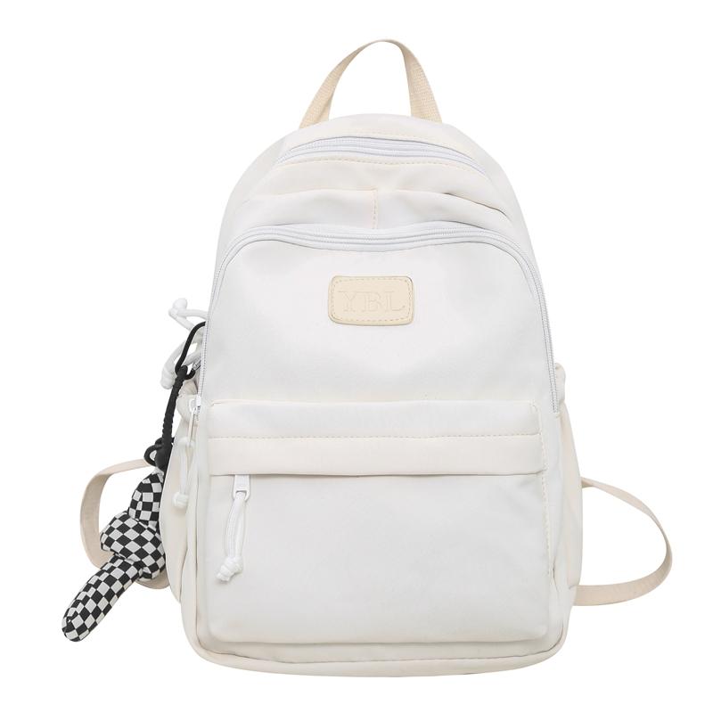 

Студенческий школьный женский однотонный рюкзак, рюкзак большой емкости