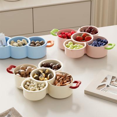 Obstteller Kombiniertes Design Serviertablett mit Griff Snackbox Behälter Charcuterie