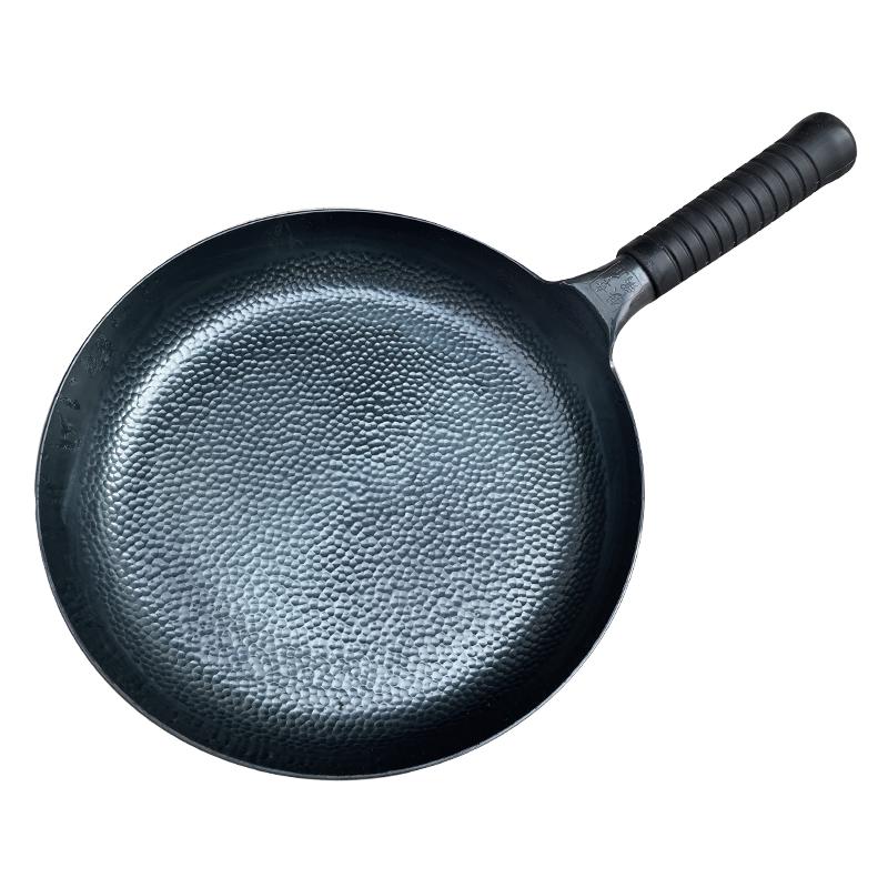OLOFE Zhangqiu Black Iron Deep Frying Pan