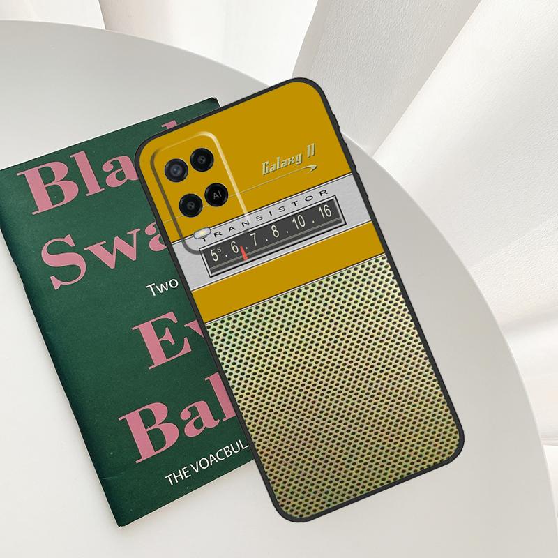 

RETRO VINTAGE RADIO Case For Oppo A96 A76 A16 A15 A17 A52 A72 A54S A57S A58 A78 A98 A57 A77 A54 A74 A94 Cover OPPO A58 4G