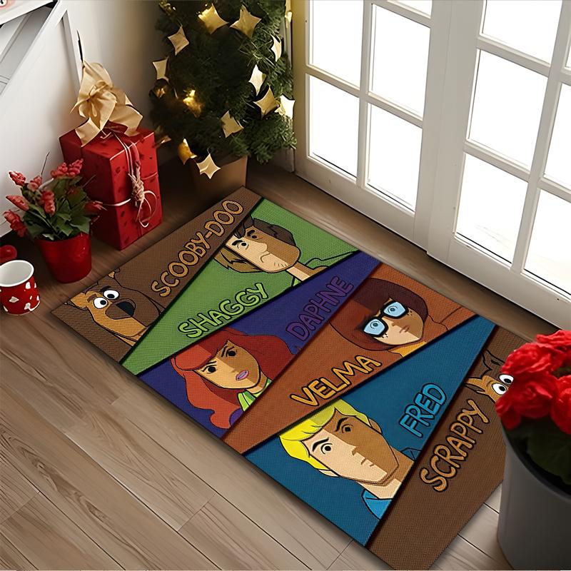 1pc Area Rug Appropriate for Office, SCOOBY-DOO Carpet, Versatile Printed Chair Rug, Durable Home Sofa Carpet