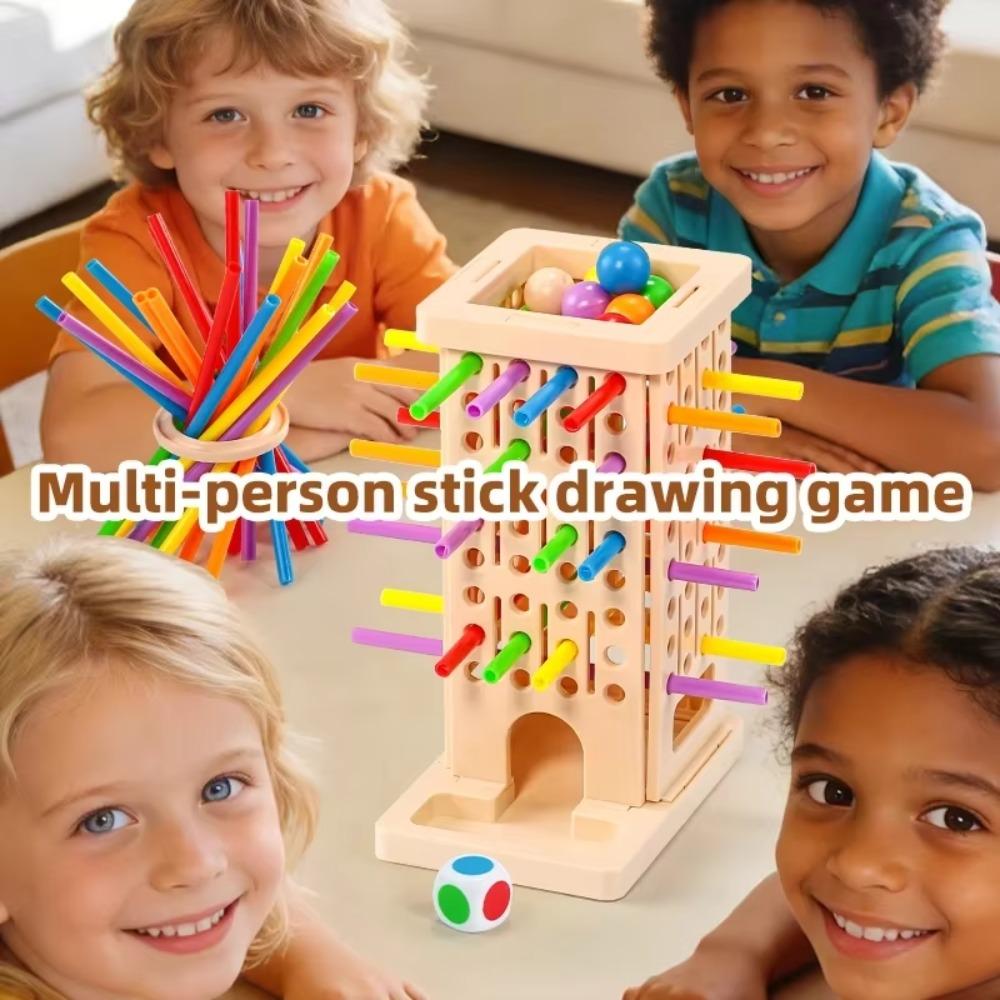 3-in-1 Stick Figure Counting Sticks Toy Spatial Thinking Puzzle  Parent-Child Play