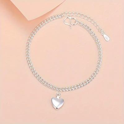 1 Fashionable and Fresh Jewelry Bracelet for Women's Peach Heart Shaped Minimalist Jewelry