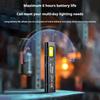 Led Keychain Flashlight Rechargeable 550Lm Portable Mini Torch Pocket Lantern Flood Work Light With Magnet For Emergency