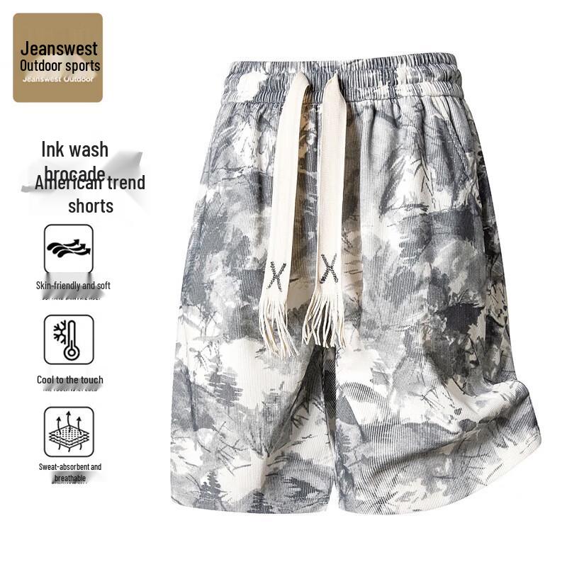JEANSWEST OUTDOOR Men s Ice Silk Quick-Dry Casual Shorts XL