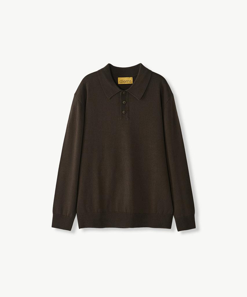 STCO Diems Young Mood Collar Knit Khaki (Semi-Oversized Fit)_Dktva64Csk