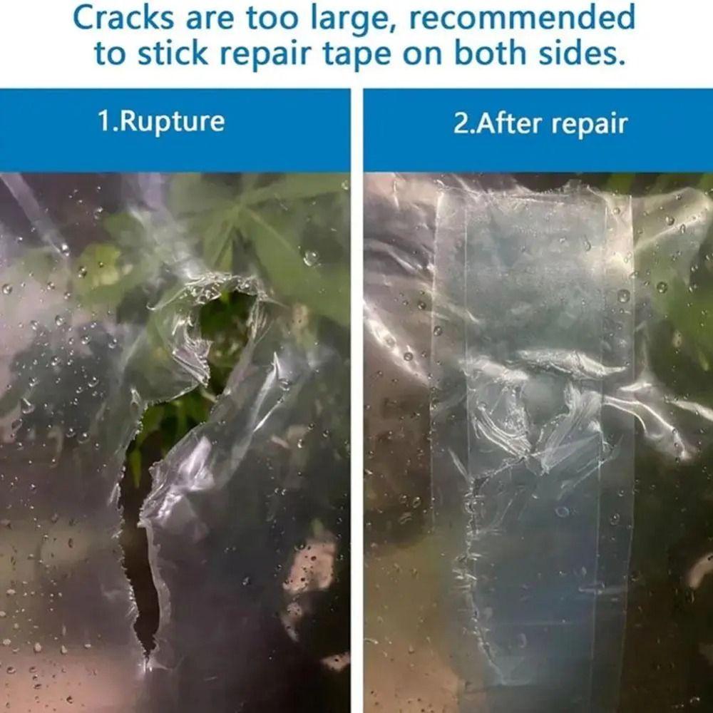 Strong Adhesion Greenhouse Repair Patch Transparent Greenhouse Cover New Plastic Sheeting Tape