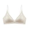 Women Invisible Seamless French Deep V Triangle Wireless Thin Strap Push Up Bra For Small Breast