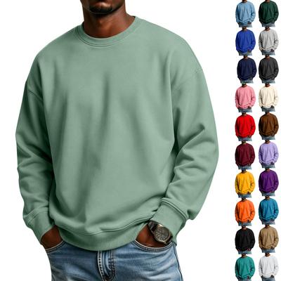 Men's Casual Long Sleeve Lined Sweatshirt for Outdoor Sports and Everyday Wear