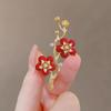 Vintage Peony Pearl Fan Brooch: Elegant Retro Flower Pin for Women’s Suits