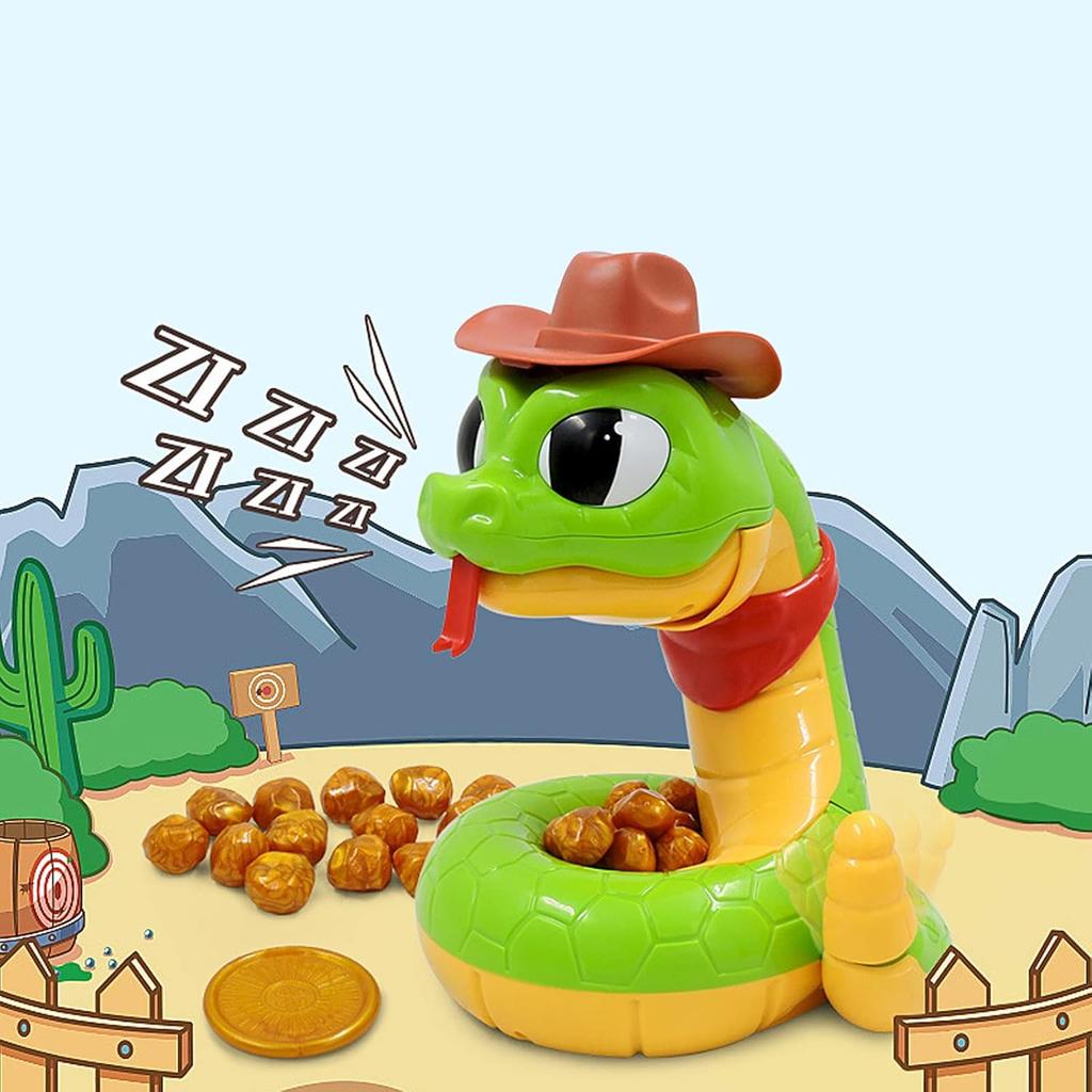 Electric Rattlesnake Toy Snake Scary Trick Toy for Kids Play