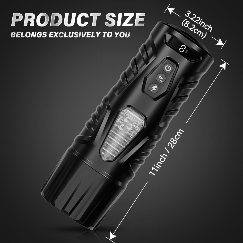 Automatic Male Masturbator Telescopic Rotating Mastubator Cup Glans Stimulator Penis Pump Adult Sex Machine for Men Erotic Goods