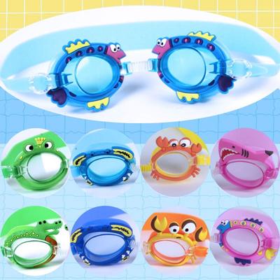 With Earplugs Kids Swimming Goggles Anti-Fog Eyeglasses Outdoor Swimming Eyewear  Children