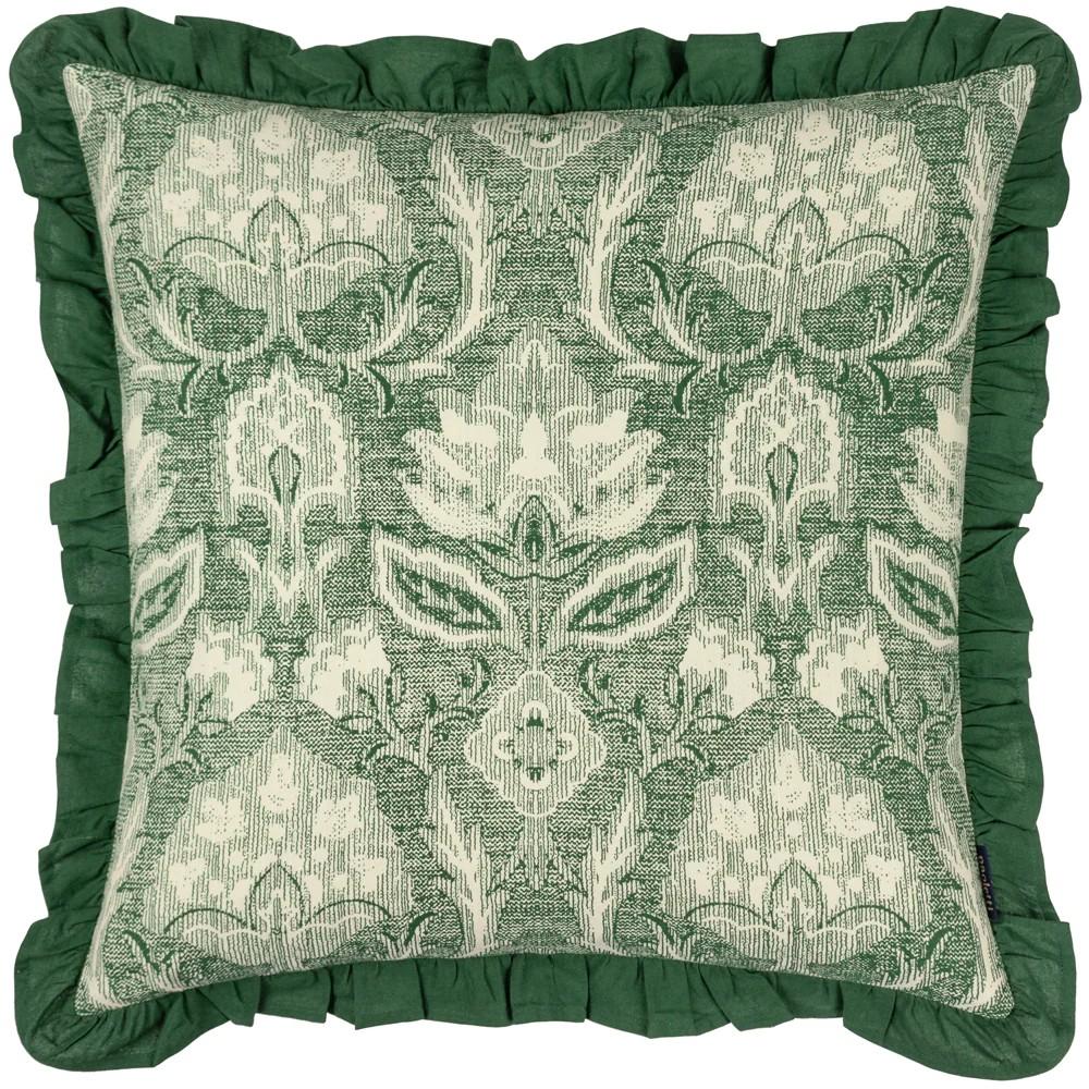 Paoletti Kirkton Pleated Floral Cushion Cover