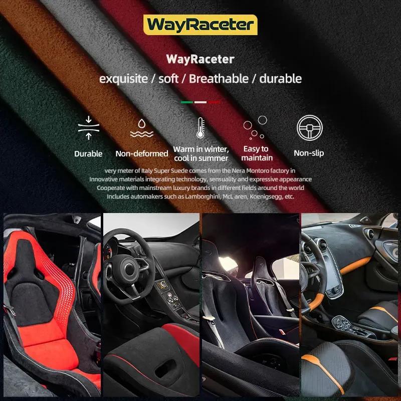 Top Suede Wrapping Car Gear Shift Knob Cover for Range Rover Sport L461 2024 2025 SVR Accessories
