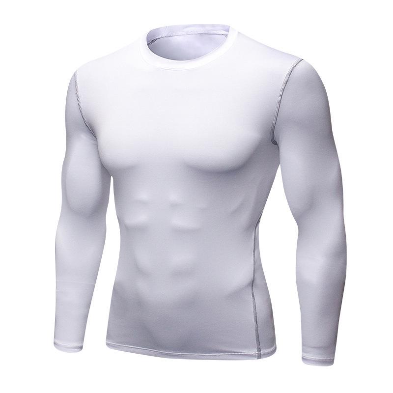 Men's Compression Shirt: High Elasticity, Quick-Drying, Breathable Long Sleeve for Sports, Fitness & Basketball 
