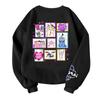 Children's Fashionable Lightweight Long-sleeved Round Neck Pullover With Pockets Printed Pullover