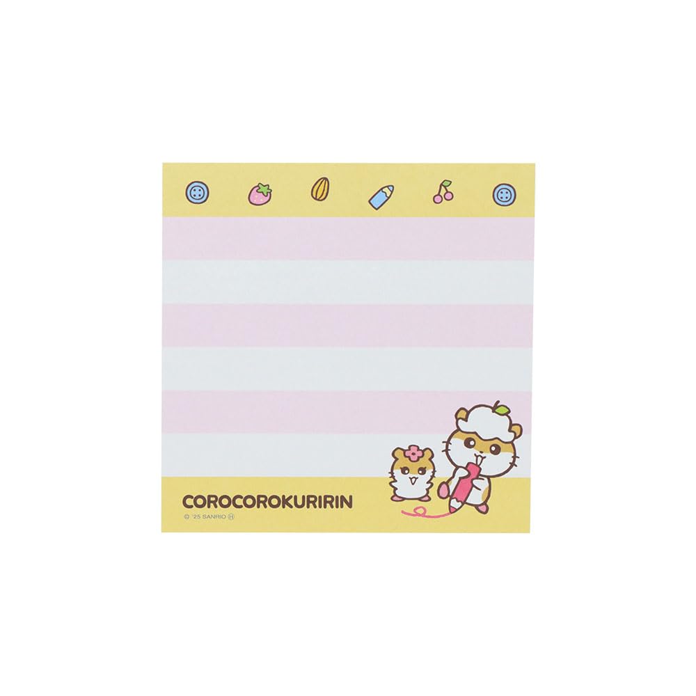 Stationery Korokoro Kuririn Sanrio Characters Square Memo Pad S2849720 Sun-Star