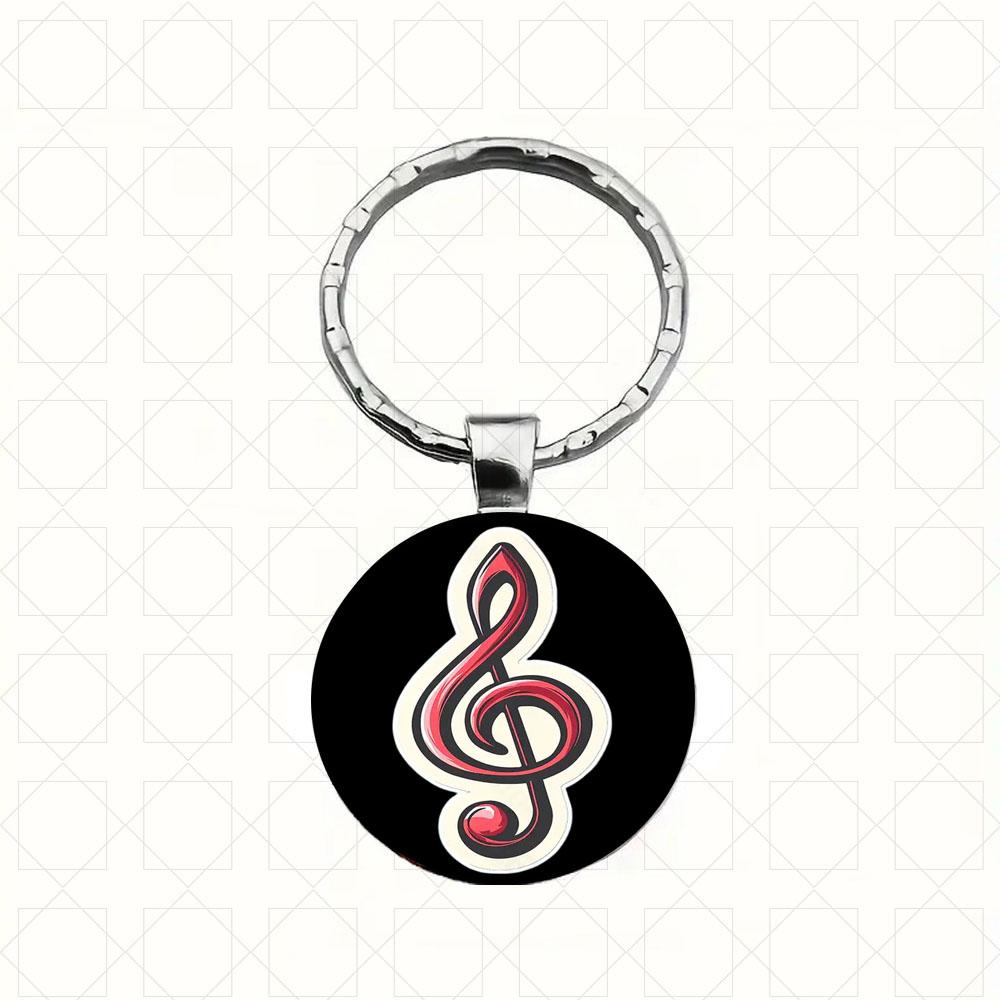 

1/2 шт. Брелок на музыкальную тематику, прочный, сделай сам, аксессуары для ключей автомобиля, креативный кулон для мужчин и женщин, сувенир для путешественников, подарки для любителей